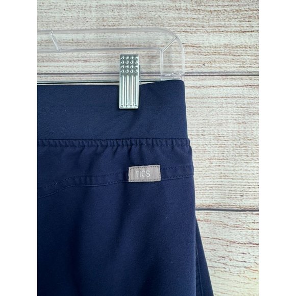 Figs Kanye Moto Scrub Slim Fit Pull On Pants Women's Size XS Navy - Picture 5 of 11